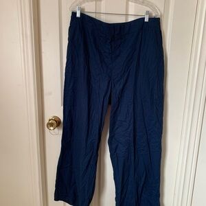 Joe Fresh woman Deep Blue linen Pants